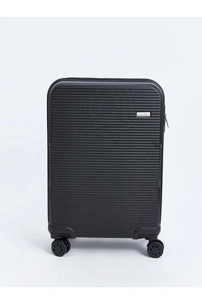 LC Waikiki ΑΞΕΣΟΥΑΡ LCW - Μαύρη βαλίτσα μεσαίου μεγέθους, με λεπτομέρεια κλειδαριάς
