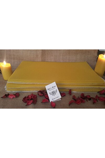 Beeswax Petek 22cm×40cm 4 Adet Mum Fitilive Tutacağı Hediyemiz