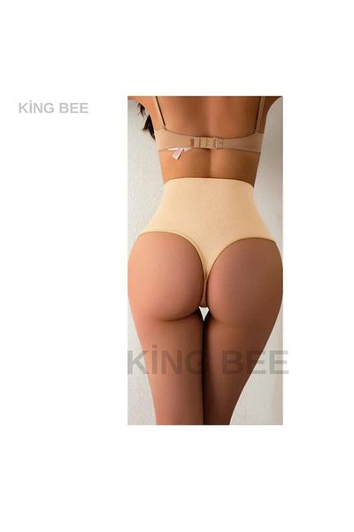 King Bee G String Thong High Waist Belly and Abdominal Recovery Seamless Women's Corset