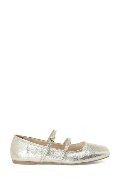 Butigo 24K-1009 4Pr Gold Women's Ballerinas