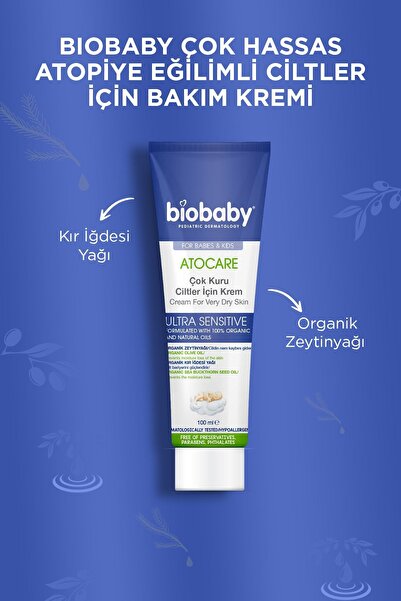 Biobaby Kuru Ve Atopik Ciltler Için Şampuan 300 Ml + Krem 100 ml Çok Kuru Ciltler Avantajlı Paket
