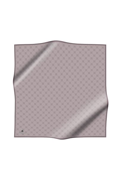 Vissona Twill Silk Scarf / Stone Color
