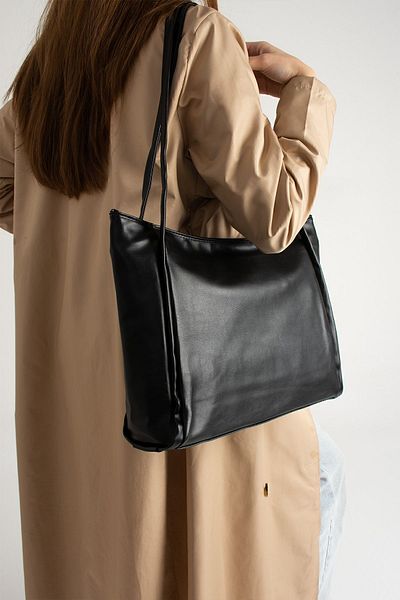 Moda Devrin Geantă neagră zilnică de mână și de umăr