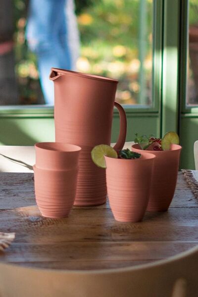 GUZZİNİ Guzzini Tierra Su Bardağı 350 ml Kahverengi