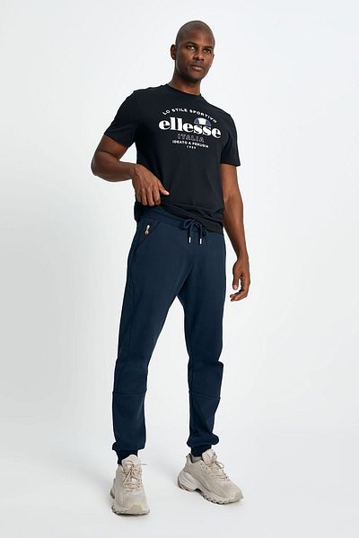 Ellesse Ανδρικό φούτερ - Βαμβακερό μείγμα, δεμένο στη μέση, με τσέπες EM151