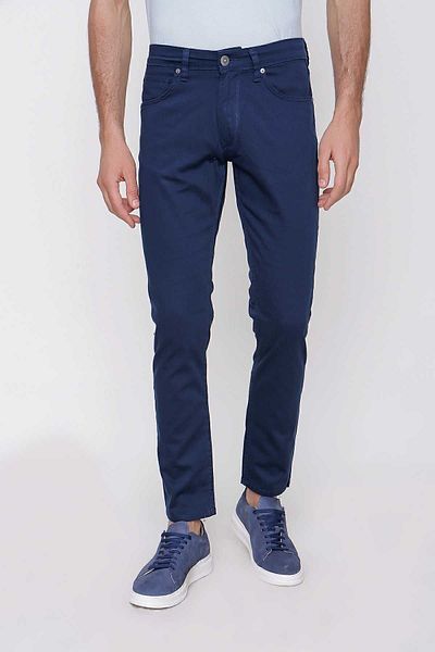 Morven Men's Parliament Cotton 5 Pocket Slim Fit Slim Fit Trousers