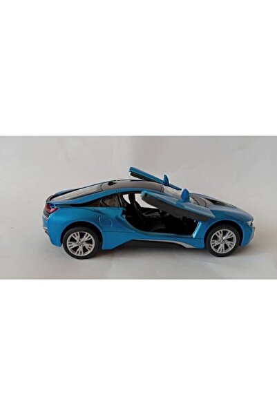 Kinsmart Bmw I8 Çek Bırak Lisanslı Model Araç 13cm Mavi