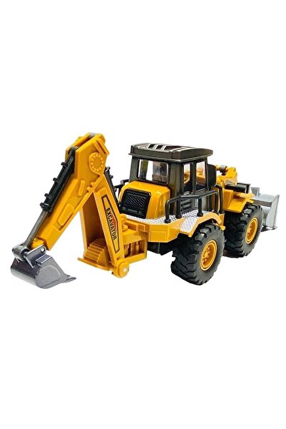 Hepsilazım Oyuncak Excavator Dozer Metal Buldozer Ön Ve Arka Hareketli Kırılmaz Kepçe Iş Makinası