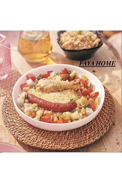 Luminarc طبق تقديم أبيض مقاس 21 سم من فايا هوم - عبوة من قطعتين