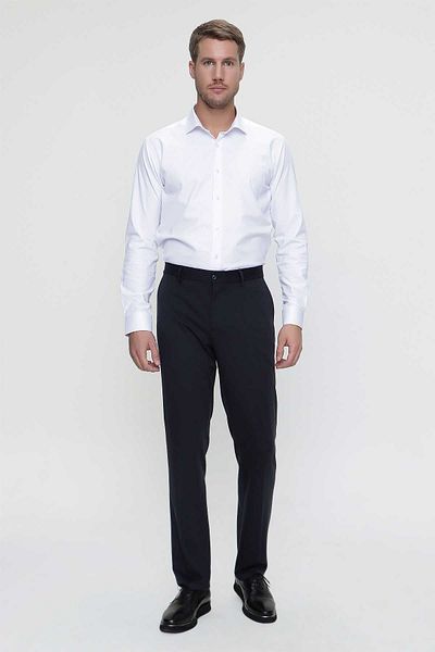 Morven Men's Navy Blue Cold Dynamic Fit Comfortable Cut Knitted Sports Trousers