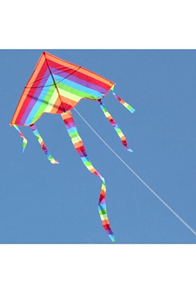 Hepsilazım Gökkuşağı Uçurtma Büyük Boy 140x170 Fiber Çıta Kolay Kurulum Jumbo...