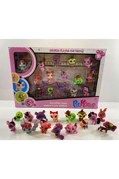 Kardelen Minişler Family 15 Piece Minişler - Littlest Pet Homes Minişler - Petshops Family