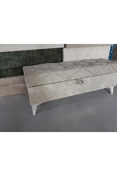 YUSE MOBİLYA VE AKSESUAR Yatak Ucu Puf 120 X 40 X 45