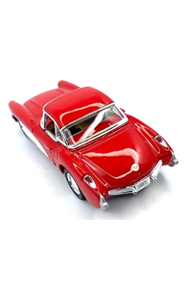 Kinsmart 1957 Chevrolet Corvette Çek Bırak 5inch. Lisanslı Model Araba, Oyuncak Araba 1:34