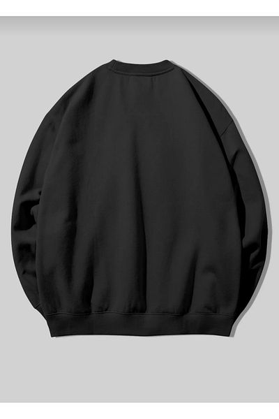 Moda Işık Hanorac de bază unisex negru - Hanorac 100% bumbac