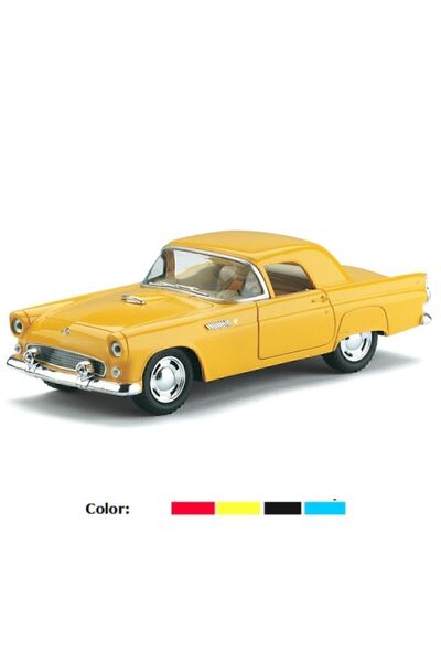 Hepsilazım Klasik Model Araç Ford 1955 Thunderbırd Diecast Metal Oyuncak Araba 13 Cm X 5 Cm