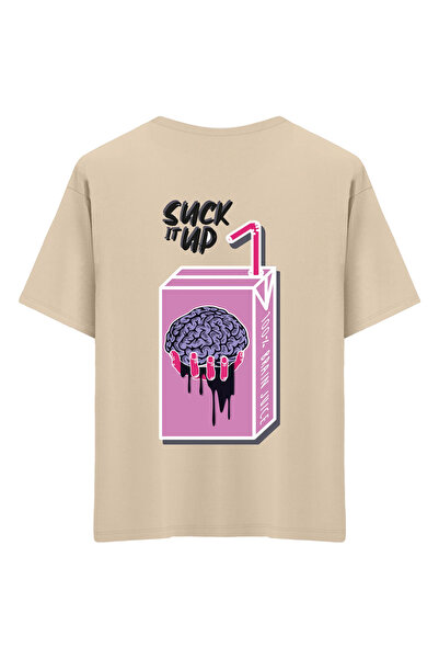 Mounte Bianca Unisex Suckitup - Oversize kroj T-shirt