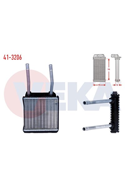 Genel Markalar KALORIFER RADYATORU MEKANIK OPEL VECTRA A 1.4 BORULU 1988-1995