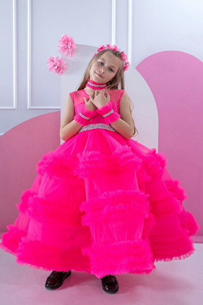 GNL BUTİK Kız Çocuk Abiye parti Mezuniyet Elbisesi