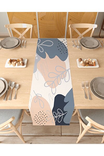 GREENDECOR Față de masă decorativă digitală cu model boem 40x150cm - Runner c...