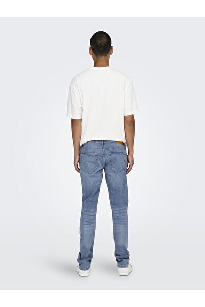 Only & Sons Slim Fit Jeans Onsloom Niedrige Taille Slim Fit Jeans