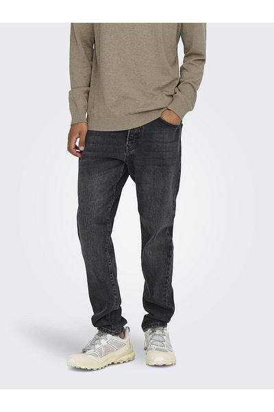Only & Sons Relaxed Fit Jeans Onsyoke Mittlere Taille Verjüngt Jeans
