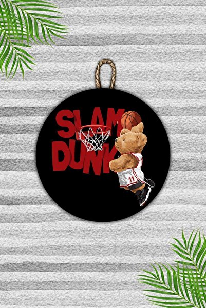 Dormot Home Черна Slam Dunk модерна дървена декорация за врата - външна декор...