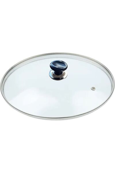 Evse Cam Kapak Tencere Tava Cam Kapağı Ve Kulp 26 Cm