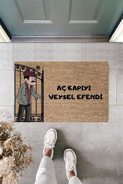 Dormot Home ممسحة أرجل مطبوعة رقمية حديثة - افتح الباب باقتباس أسطوري من Veys...