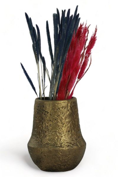 Evene Small Vase - Table Top and Home Decoration, Gold Antique Color Model 11