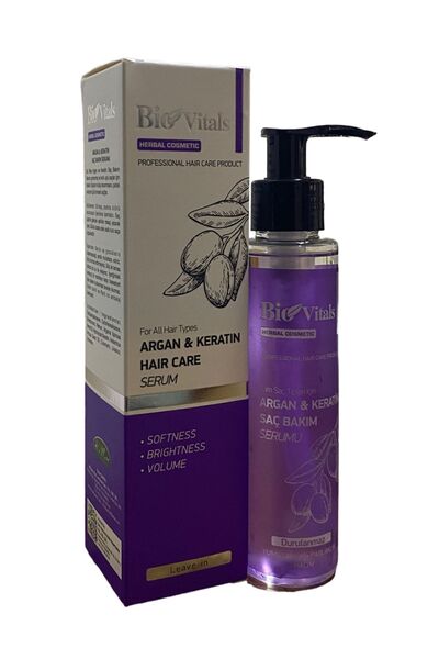 Bio Vitals Argan & Keratin Saç Bakım Serumu Durulamasız 125 ml
