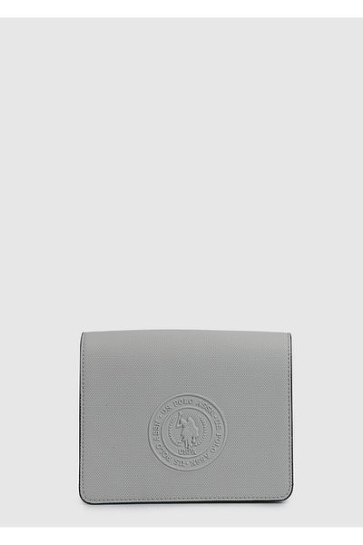 U.S. Polo Assn. Γκρι γυναικεία τσάντα χιαστί