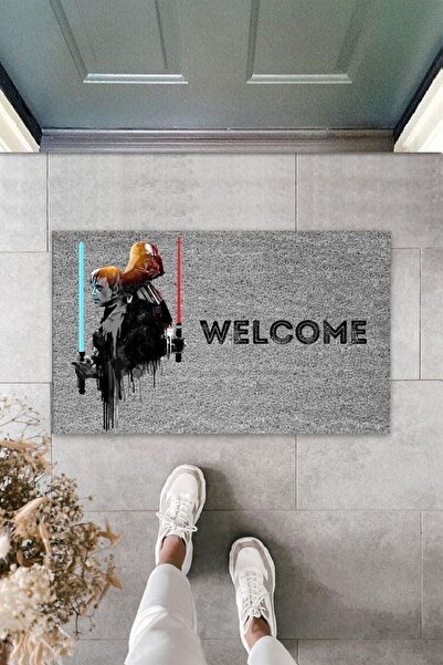 Dormot Home Imprimare digitală modernă - Star Wars gri, sabie laser - covoraș...