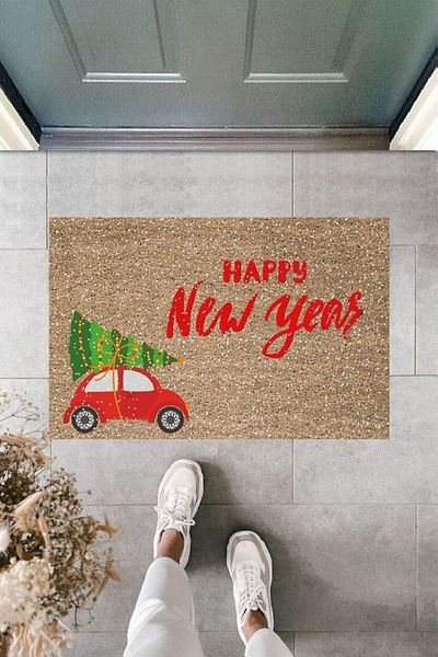 Dormot Home Modern Print - Happy New Year 3 - Welcome Doormat