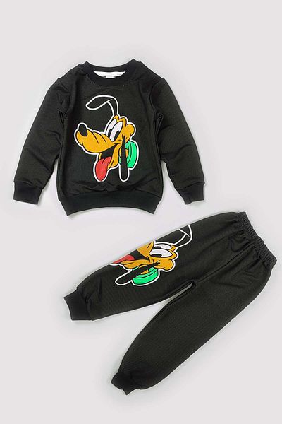 Peki Men's Anti-Sweat Cotton Puppy Sweat and Bottom Tracksuit Set - Add 5 Pay 4 Gift 14400