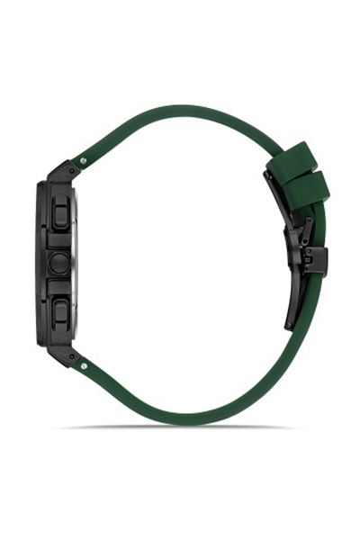 FERRO Quartz Silicone Green Black Dial 43 mm Men's Wristwatch