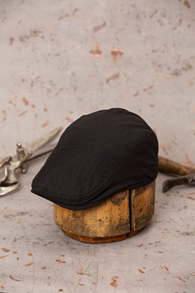 SYT Kanvas Keten Erkek Kasket Yazlık Arkası Lastikli