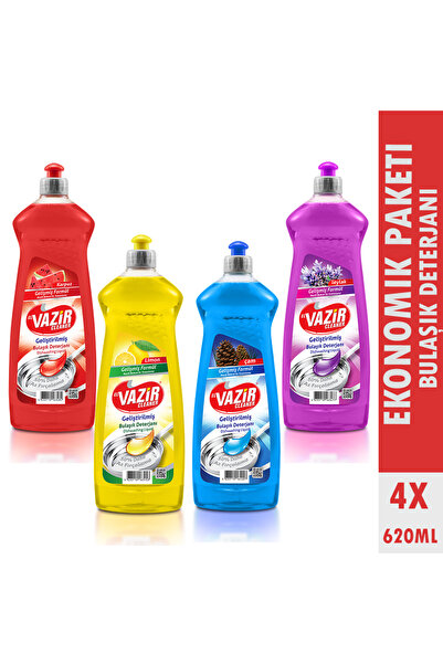alwazir Bulaşık Deterjanı Seti 620ML 4 Adet