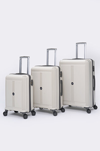 ELATAE Premium Polipropilen Kırılmaz 3'lü Valiz Seti V303