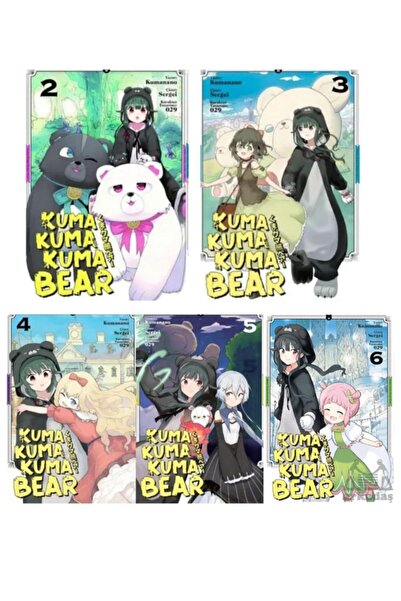 Kayıp Kıta Yayınları Kuma Kuma Kuma Bear 2-3-4-5-6 Manga Seti Çizgi Roman Yeni