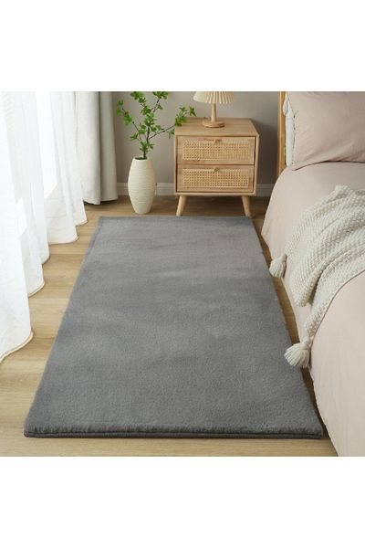 Home Box Faux Rabbit Fur Rug - 80x300 cm