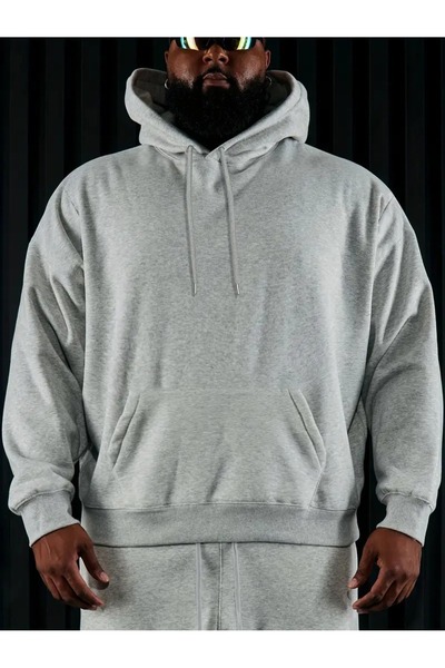 EYAX MODA Hanorac cu glugă pentru bărbați - Potrivire relaxată