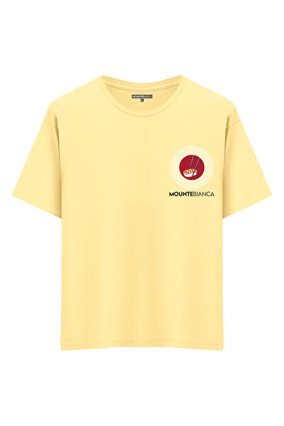 Mounte Bianca Unisex suši - Oversize kroj T-shirt