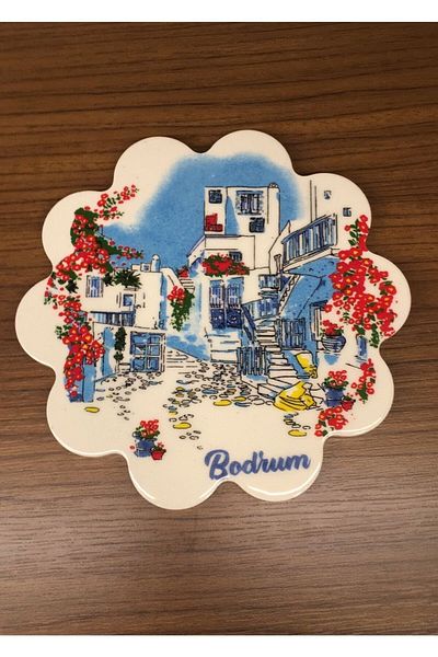 Emre Hediyelik Bodrum Patterned Ceramic Trivet
