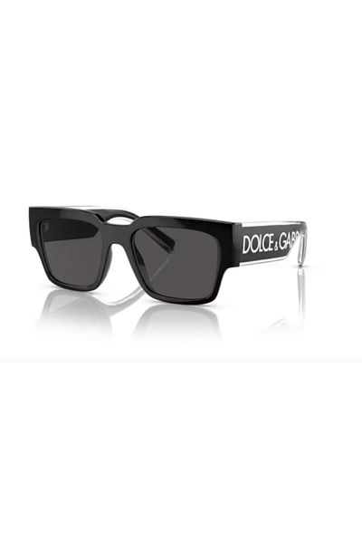 Dolce&Gabbana دولتشي غابانا Dg 6184 50187 52 نظارة شمسية سوداء للجنسين
