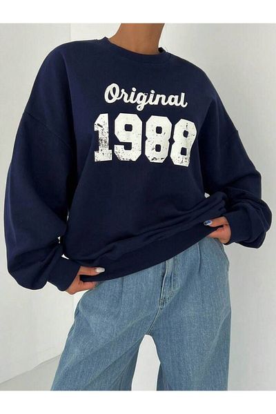AFROGİYİM Φούτερ Unisex Original 1988 Oversize Crew Neck