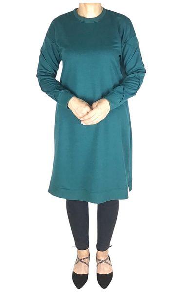 ECE GİYİM Women's Two Thread Seasonal Long Sports Tunic