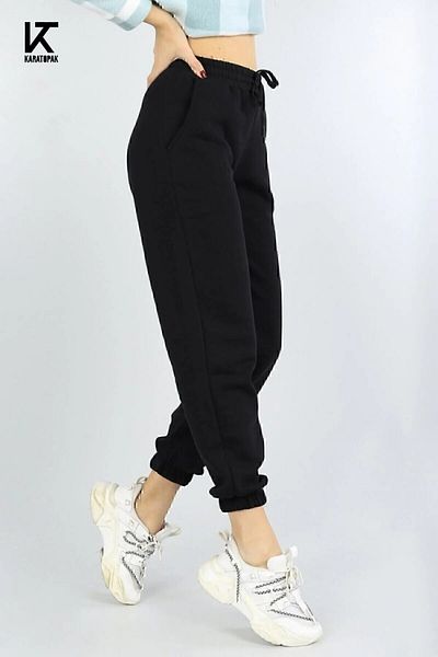 Karatopak Pantaloni de sport Jogger cu talie înaltă