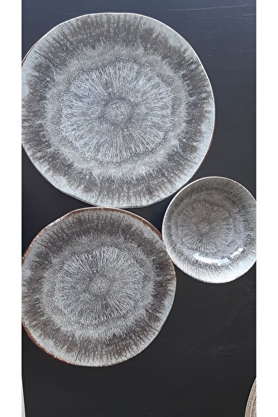 Porland STONEWARE IRİS 12 PARÇA 4 KİŞİLİK YEMEK TAKIMI