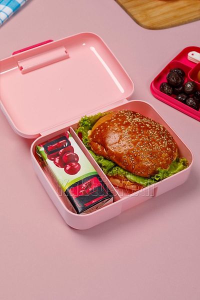KaktüsKedi Concrete 2-Tier 6-Compartment Food Container| Powder